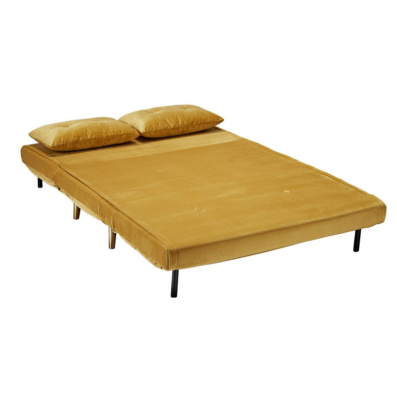 Madison Sofa Bed Mustard - Bedzy Limited Cheap affordable beds united kingdom england bedroom furniture