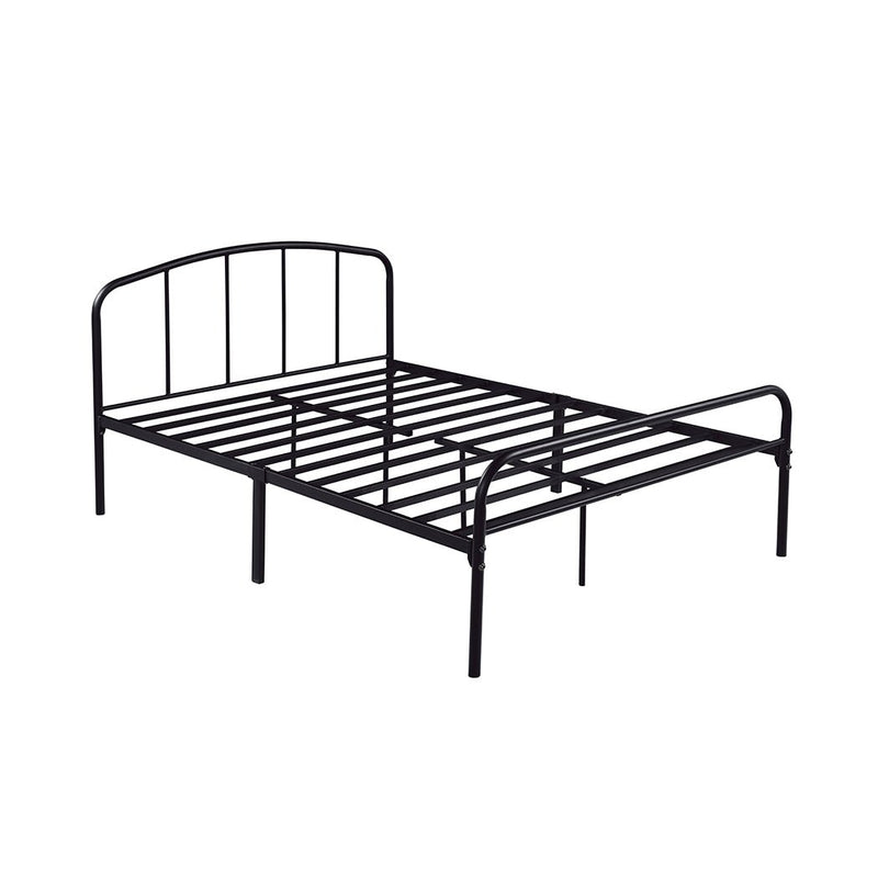 Milton 4.6 Double Bed Black - Bedzy Limited Cheap affordable beds united kingdom england bedroom furniture