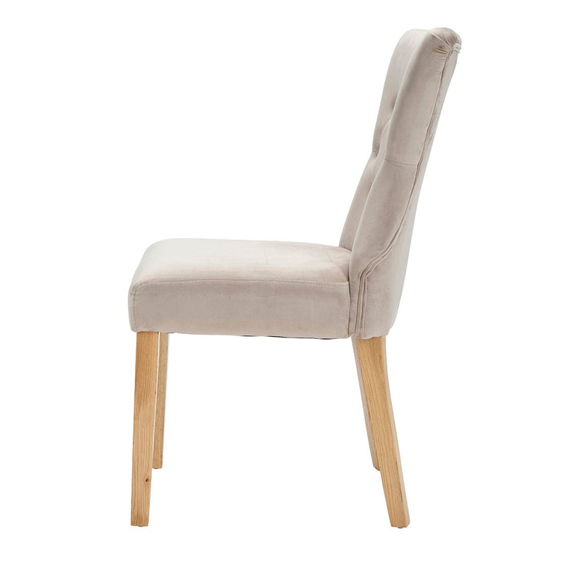 Naples Dining Chair Champagne (Pack of 2) - Bedzy Limited Cheap affordable beds united kingdom england bedroom furniture