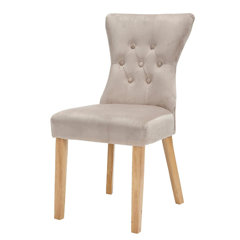 Naples Dining Chair Champagne (Pack of 2) - Bedzy Limited Cheap affordable beds united kingdom england bedroom furniture