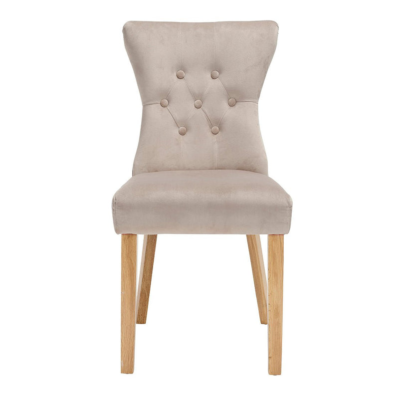 Naples Dining Chair Champagne (Pack of 2) - Bedzy Limited Cheap affordable beds united kingdom england bedroom furniture