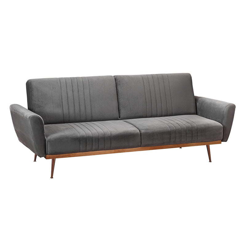 Nico Grey Sofa Bed - Bedzy Limited Cheap affordable beds united kingdom england bedroom furniture