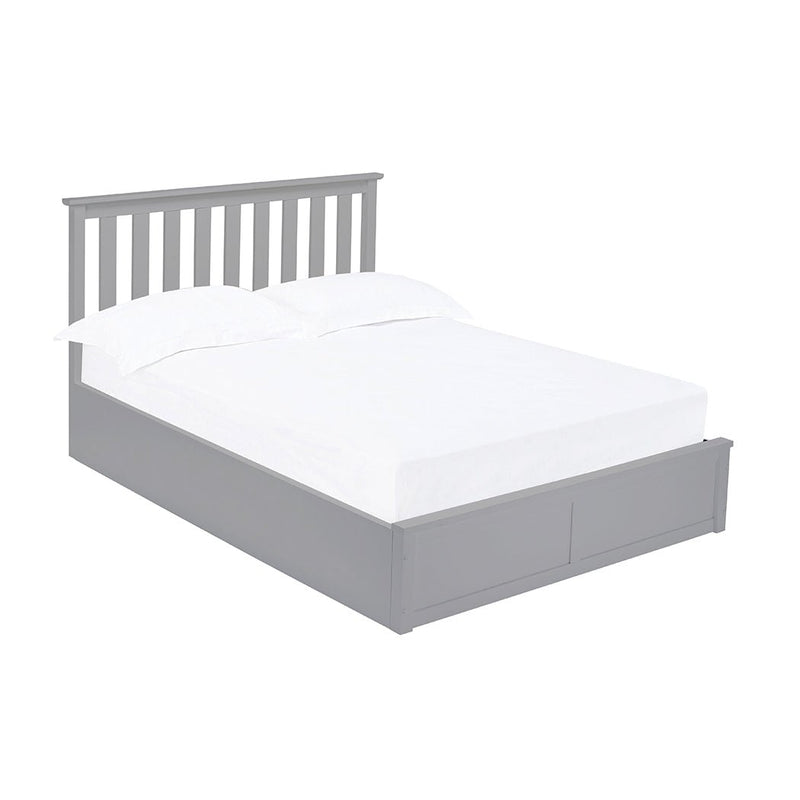 Oxford King Bed Grey - Bedzy Limited Cheap affordable beds united kingdom england bedroom furniture