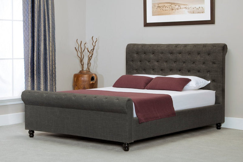 Affordable discount upholstered bed