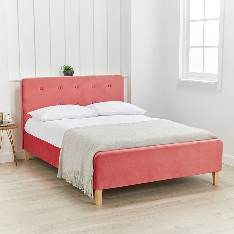 Pierre Coral King Bed - Bedzy Limited Cheap affordable beds united kingdom england bedroom furniture