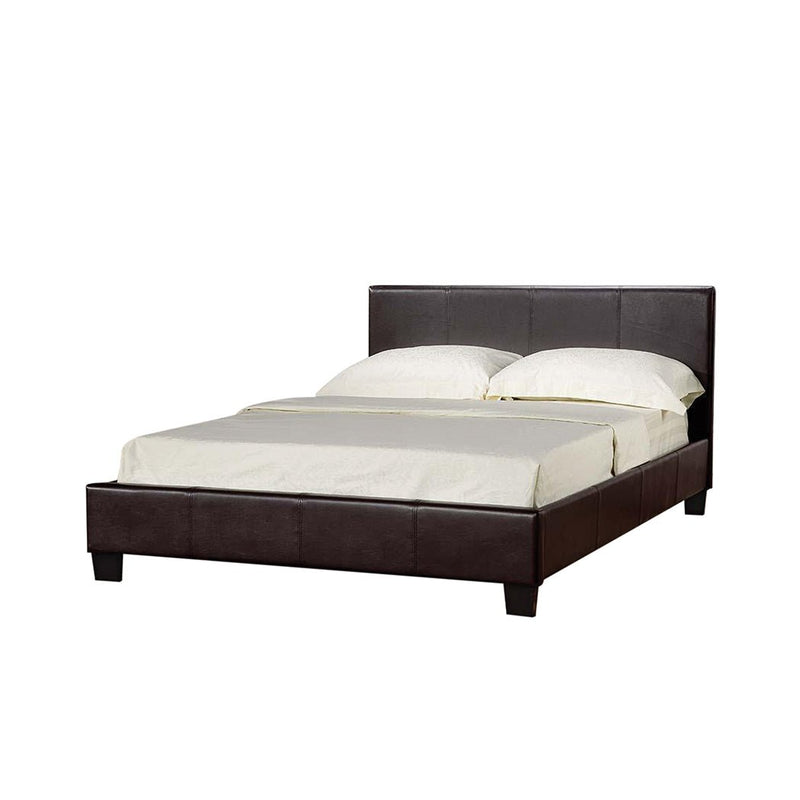 Prado Hydraulic 4.6 Double Bed Brown - Bedzy Limited Cheap affordable beds united kingdom england bedroom furniture