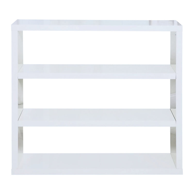 Puro Bookcase White - Bedzy Limited Cheap affordable beds united kingdom england bedroom furniture
