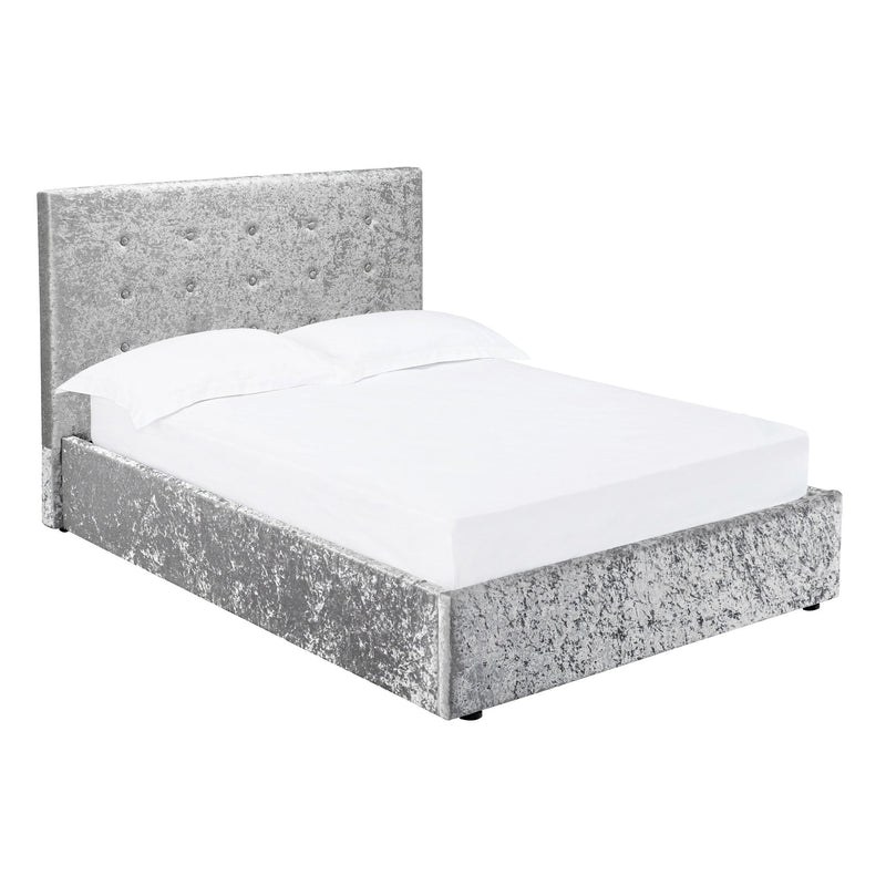 Rimini 5.0 King Bed Silver - Bedzy Limited Cheap affordable beds united kingdom england bedroom furniture