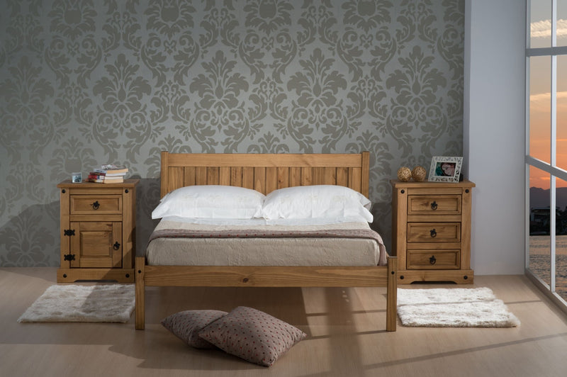 Rio Double Bed Brown