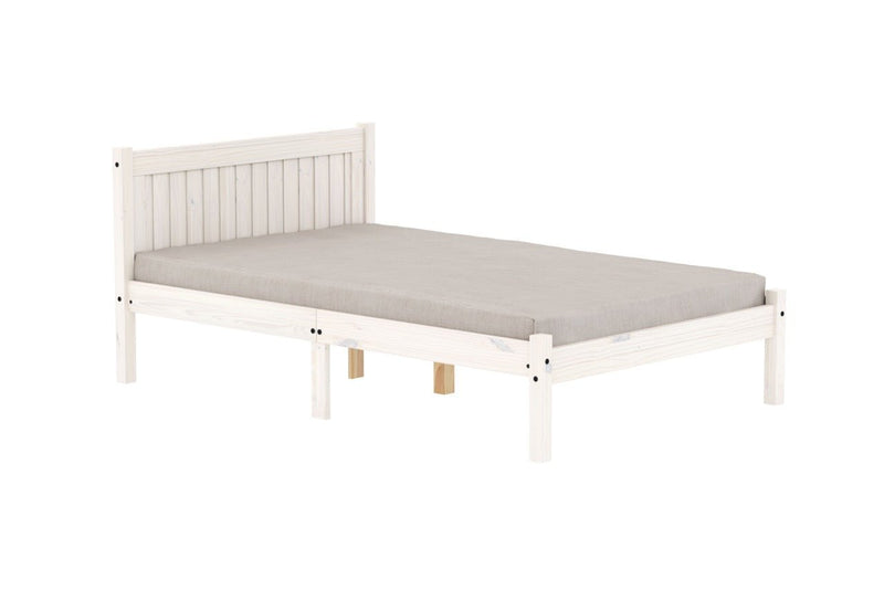Rio Double Bed White - Bedzy Limited Cheap affordable beds united kingdom england bedroom furniture