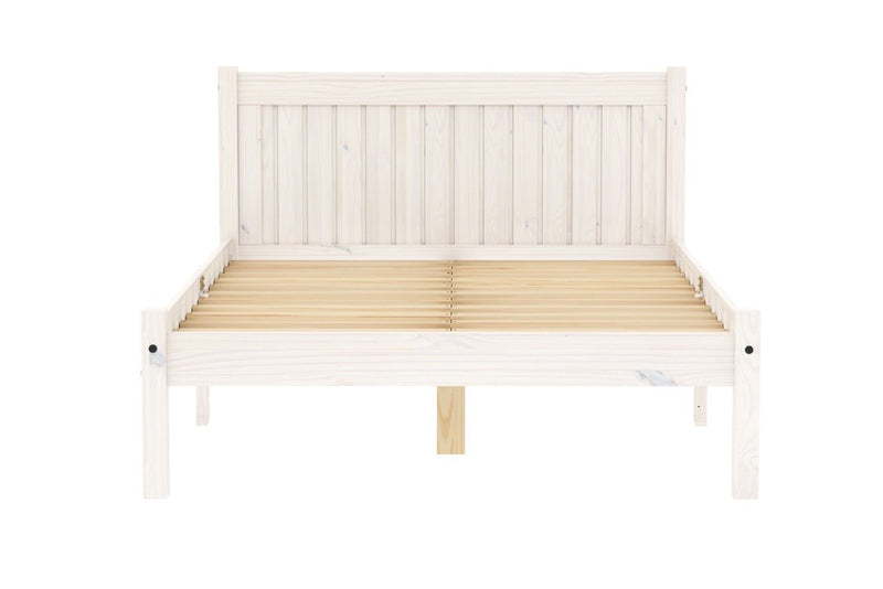 Rio Double Bed White - Bedzy Limited Cheap affordable beds united kingdom england bedroom furniture