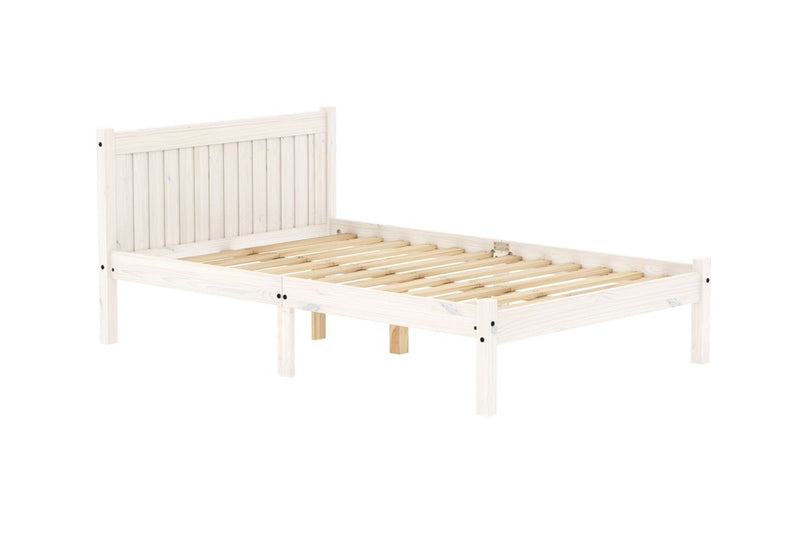 Rio Double Bed White - Bedzy Limited Cheap affordable beds united kingdom england bedroom furniture