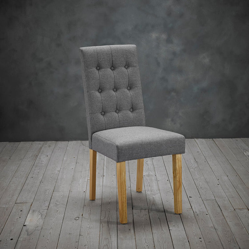 Roma Chair Grey (Pack of 2) - Bedzy Limited Cheap affordable beds united kingdom england bedroom furniture