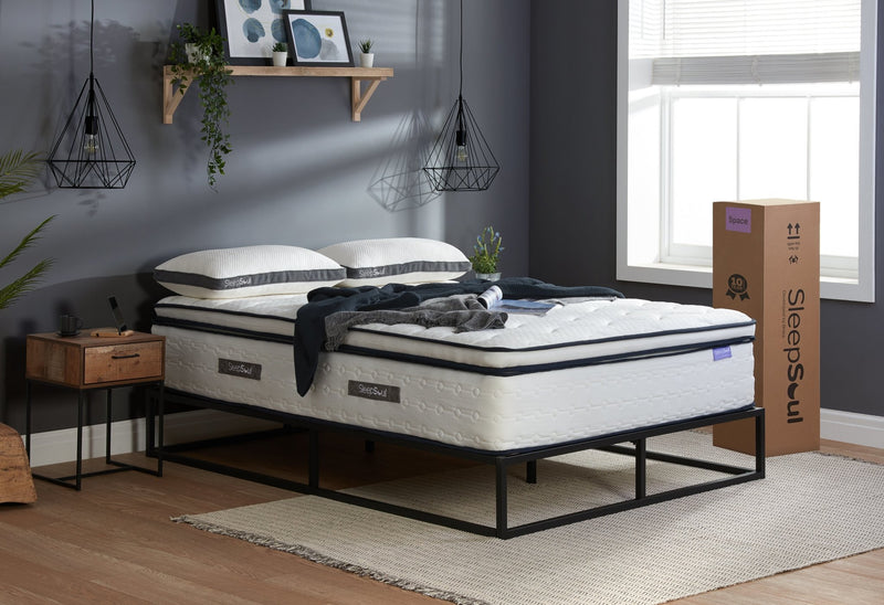 SleepSoul Space Double Mattress - Bedzy Limited Cheap affordable beds united kingdom england bedroom furniture