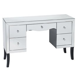 Valentina Mirrored Dressing Table - Bedzy Limited Cheap affordable beds united kingdom england bedroom furniture