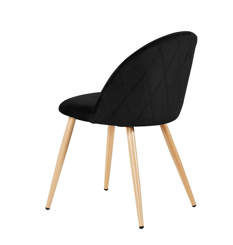 Venice Dining Chairs Black (PK 2) - Bedzy Limited Cheap affordable beds united kingdom england bedroom furniture