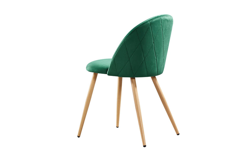 Venice Dining Chairs Green (PK 2) - Bedzy Limited Cheap affordable beds united kingdom england bedroom furniture