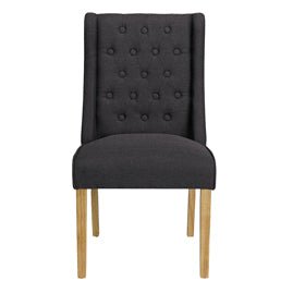 Verona Chair Charcoal (Pack of 2) - Bedzy Limited Cheap affordable beds united kingdom england bedroom furniture