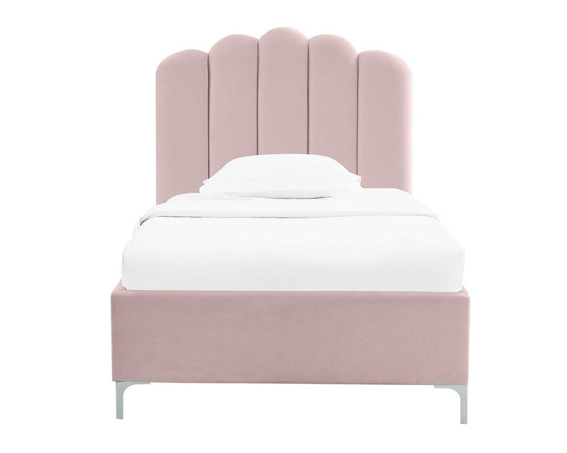 Pink bed on sale single
